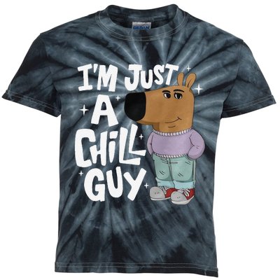 My New Character Is A Chill Guy Funny I Am Just A Chill Guy Gift Kids Tie-Dye T-Shirt