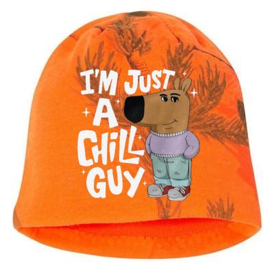 My New Character Is A Chill Guy Funny I Am Just A Chill Guy Gift Kati - Camo Knit Beanie