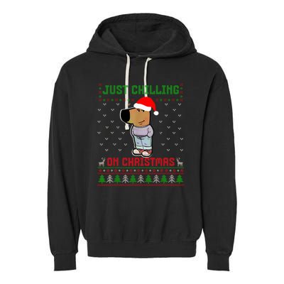 My New Character Is A Chill Guy Meme Funny Chill Guy Meme Garment-Dyed Fleece Hoodie