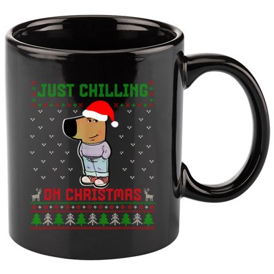 My New Character Is A Chill Guy Meme Funny Chill Guy Meme 11oz C Handle Ceramic Mug