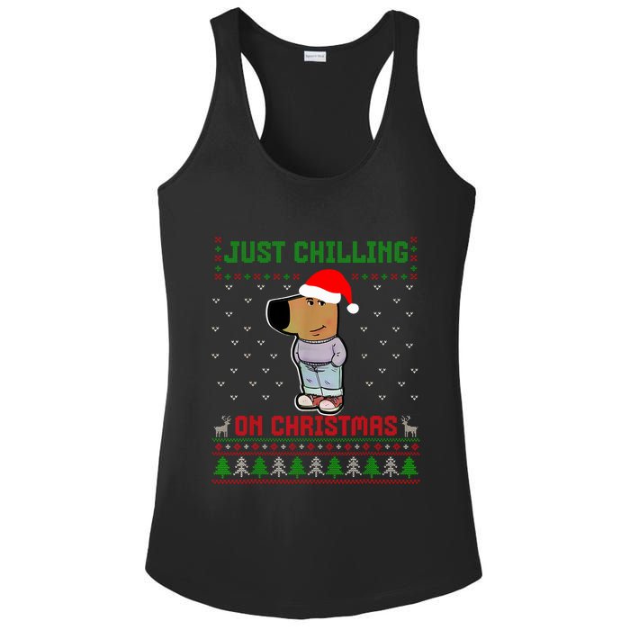 My New Character Is A Chill Guy Meme Funny Chill Guy Meme Ladies PosiCharge Competitor Racerback Tank