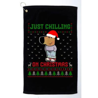 My New Character Is A Chill Guy Meme Funny Chill Guy Meme Golf Towel