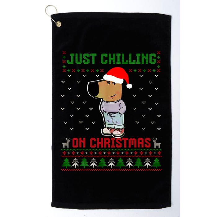 My New Character Is A Chill Guy Meme Funny Chill Guy Meme Golf Towel