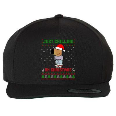 My New Character Is A Chill Guy Meme Funny Chill Guy Meme Wool Snapback Cap
