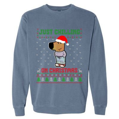 My New Character Is A Chill Guy Meme Funny Chill Guy Meme Garment-Dyed Sweatshirt
