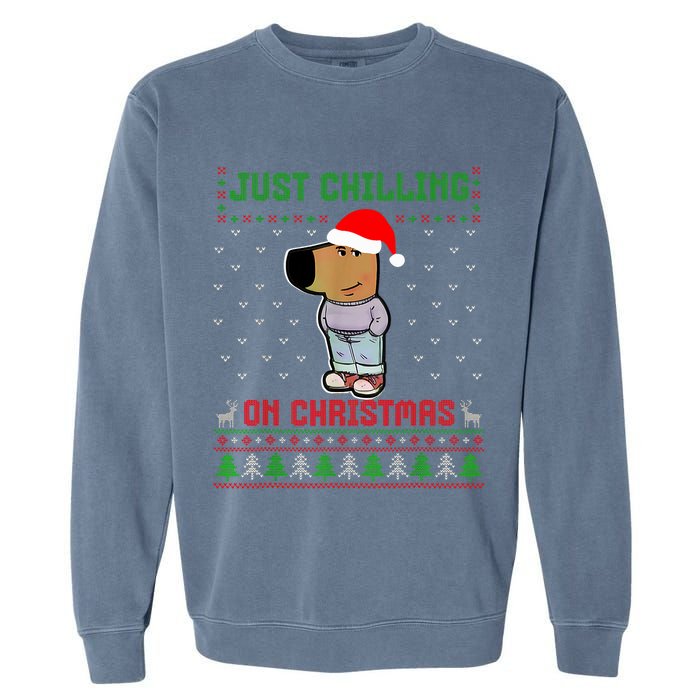 My New Character Is A Chill Guy Meme Funny Chill Guy Meme Garment-Dyed Sweatshirt