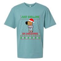 My New Character Is A Chill Guy Meme Funny Chill Guy Meme Sueded Cloud Jersey T-Shirt
