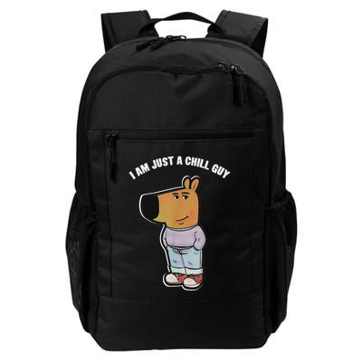 My New Character Is A Chill Guy Funny I Am Just A Chill Guy Daily Commute Backpack