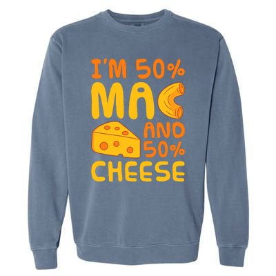 Mac N Cheese Pasta American Macaroni And Cheese Garment-Dyed Sweatshirt