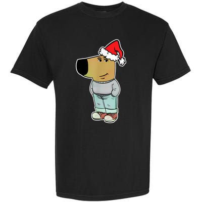 My New Character Is A Chill Guy Funny Christmas Dog Meme Garment-Dyed Heavyweight T-Shirt