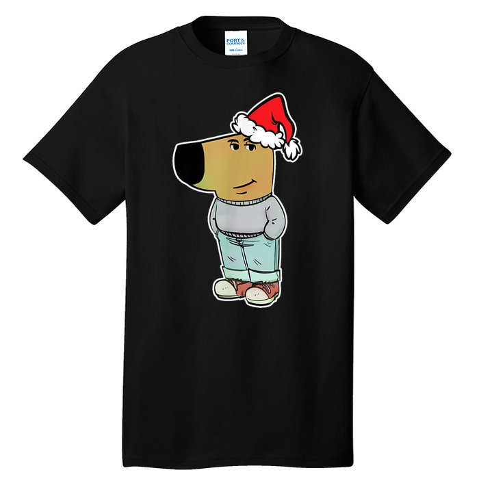 My New Character Is A Chill Guy Funny Christmas Dog Meme Tall T-Shirt