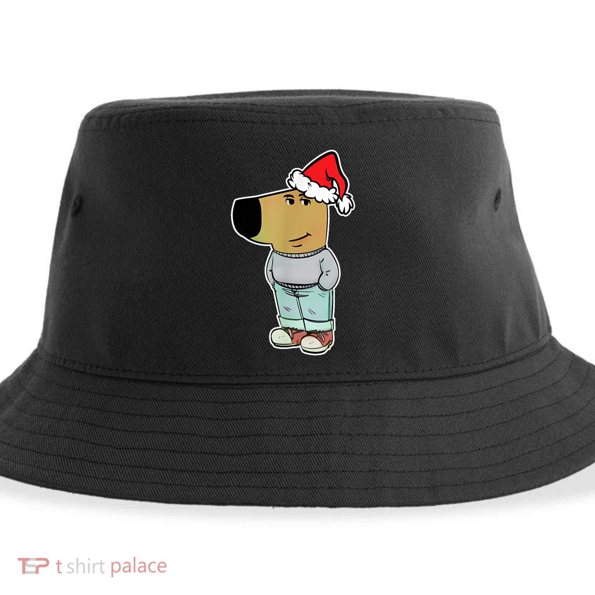 My New Character Is A Chill Guy Funny Christmas Dog Meme Sustainable Bucket Hat