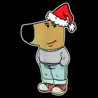 My New Character Is A Chill Guy Funny Christmas Dog Meme 16 in Basic Backpack