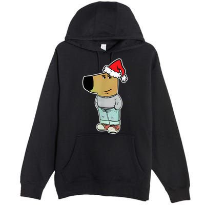 My New Character Is A Chill Guy Funny Christmas Dog Meme Premium Pullover Hoodie