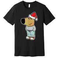 My New Character Is A Chill Guy Funny Christmas Dog Meme Premium T-Shirt