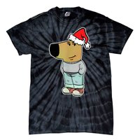 My New Character Is A Chill Guy Funny Christmas Dog Meme Tie-Dye T-Shirt