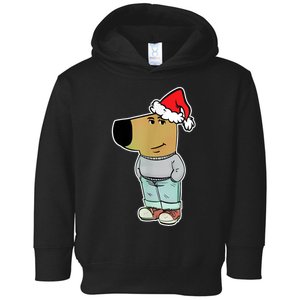 My New Character Is A Chill Guy Funny Christmas Dog Meme Toddler Hoodie