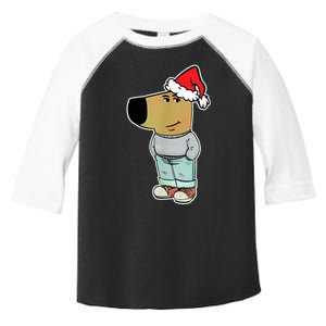 My New Character Is A Chill Guy Funny Christmas Dog Meme Toddler Fine Jersey T-Shirt