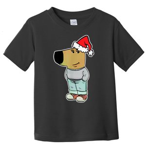 My New Character Is A Chill Guy Funny Christmas Dog Meme Toddler T-Shirt