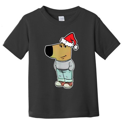 My New Character Is A Chill Guy Funny Christmas Dog Meme Toddler T-Shirt
