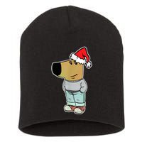 My New Character Is A Chill Guy Funny Christmas Dog Meme Short Acrylic Beanie