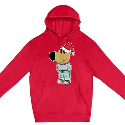 My New Character Is A Chill Guy Funny Christmas Dog Meme Premium Pullover Hoodie