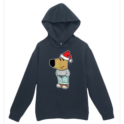 My New Character Is A Chill Guy Funny Christmas Dog Meme Urban Pullover Hoodie