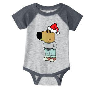 My New Character Is A Chill Guy Funny Christmas Dog Meme Infant Baby Jersey Bodysuit