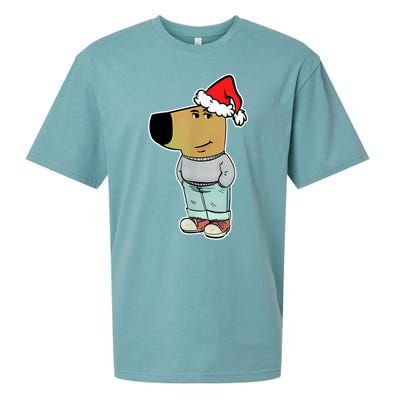 My New Character Is A Chill Guy Funny Christmas Dog Meme Sueded Cloud Jersey T-Shirt