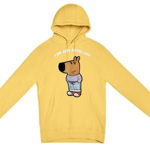 My New Character Is A Chill Guy Funny I Am Just A Chill Guy Premium Pullover Hoodie