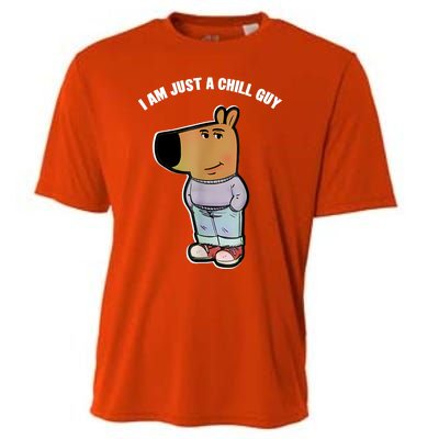 My New Character Is A Chill Guy Funny I Am Just A Chill Guy Cooling Performance Crew T-Shirt