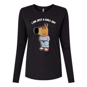 My New Character Is A Chill Guy Funny I Am Just A Chill Guy Womens Cotton Relaxed Long Sleeve T-Shirt