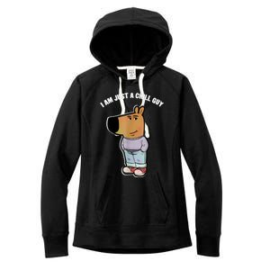 My New Character Is A Chill Guy Funny I Am Just A Chill Guy Women's Fleece Hoodie