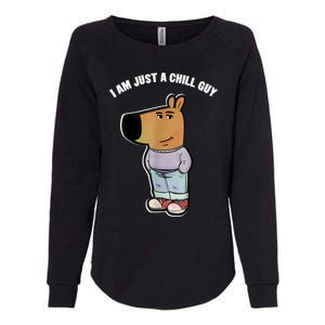 My New Character Is A Chill Guy Funny I Am Just A Chill Guy Womens California Wash Sweatshirt