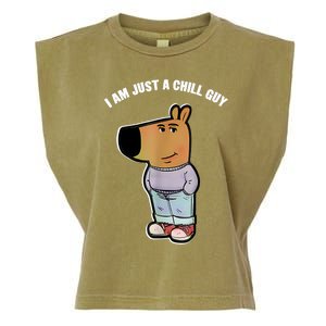 My New Character Is A Chill Guy Funny I Am Just A Chill Guy Garment-Dyed Women's Muscle Tee