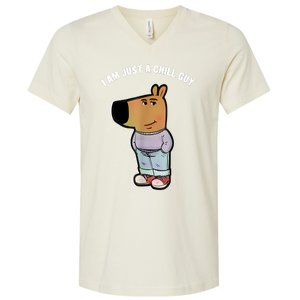 My New Character Is A Chill Guy Funny I Am Just A Chill Guy V-Neck T-Shirt