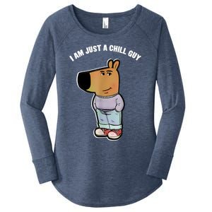 My New Character Is A Chill Guy Funny I Am Just A Chill Guy Women's Perfect Tri Tunic Long Sleeve Shirt