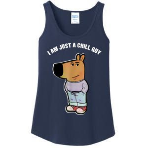 My New Character Is A Chill Guy Funny I Am Just A Chill Guy Ladies Essential Tank