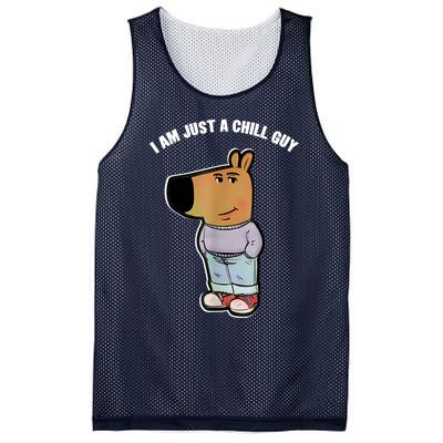 My New Character Is A Chill Guy Funny I Am Just A Chill Guy Mesh Reversible Basketball Jersey Tank