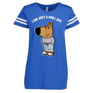 My New Character Is A Chill Guy Funny I Am Just A Chill Guy Enza Ladies Jersey Football T-Shirt