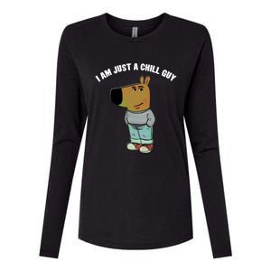 My New Character Is A Chill Guy I Am Just A Chill Guy Funny Womens Cotton Relaxed Long Sleeve T-Shirt