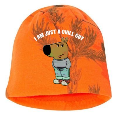 My New Character Is A Chill Guy I Am Just A Chill Guy Funny Kati - Camo Knit Beanie