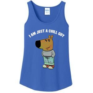 My New Character Is A Chill Guy I Am Just A Chill Guy Funny Ladies Essential Tank