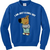 My New Character Is A Chill Guy I Am Just A Chill Guy Funny Kids Sweatshirt