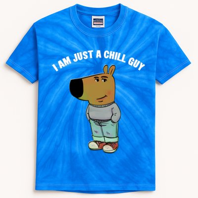 My New Character Is A Chill Guy I Am Just A Chill Guy Funny Kids Tie-Dye T-Shirt