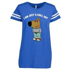 My New Character Is A Chill Guy I Am Just A Chill Guy Funny Enza Ladies Jersey Football T-Shirt