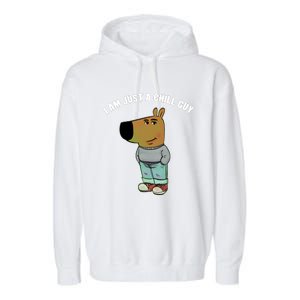 My New Character Is A Chill Guy I Am Just A Chill Guy Funny Garment-Dyed Fleece Hoodie