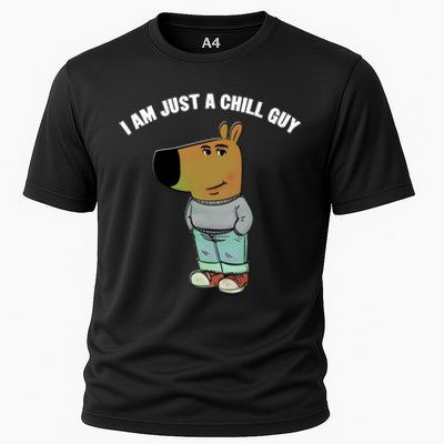 My New Character Is A Chill Guy I Am Just A Chill Guy Funny Cooling Performance Crew T-Shirt