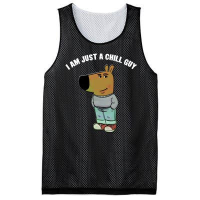 My New Character Is A Chill Guy I Am Just A Chill Guy Funny Mesh Reversible Basketball Jersey Tank