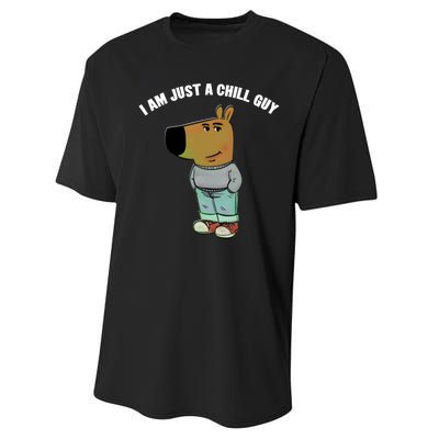 My New Character Is A Chill Guy I Am Just A Chill Guy Funny Performance Sprint T-Shirt